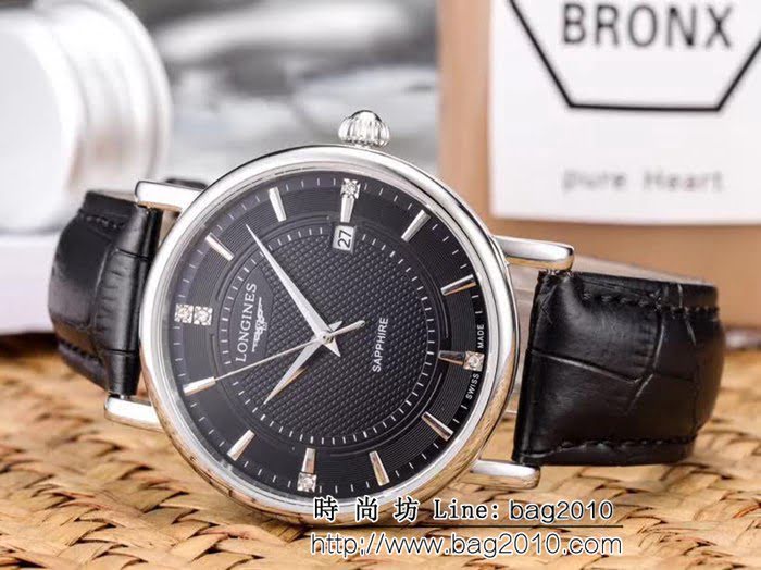 LONGINES浪琴 經典大三針 全自動機械 精品男士腕表 WSS0332